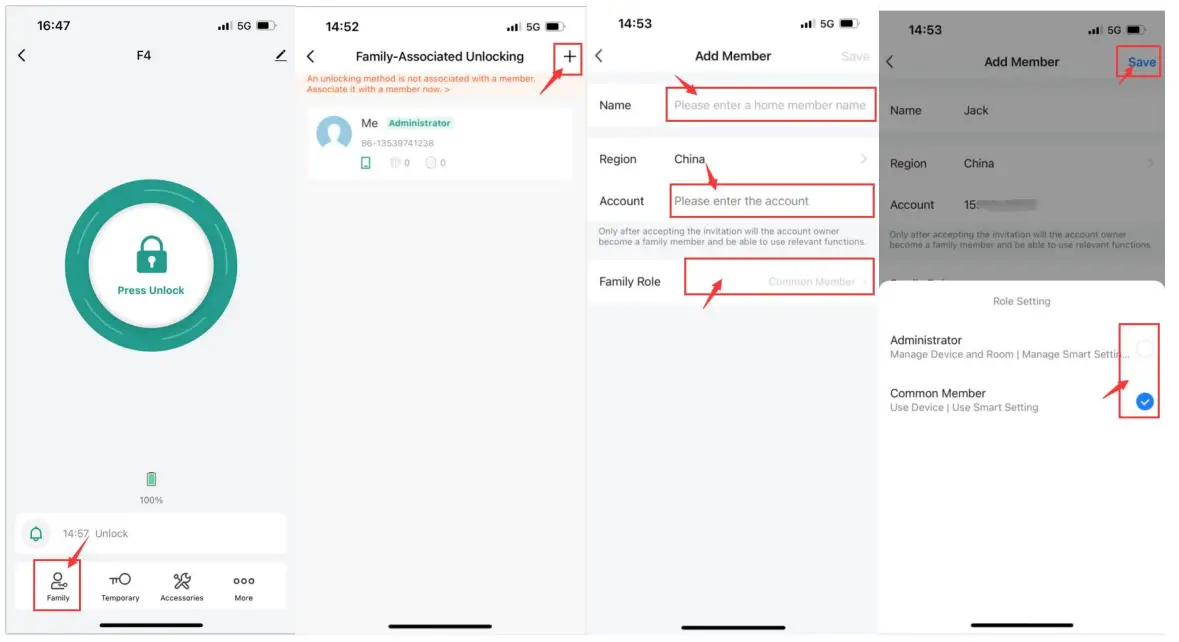 Shenzhen Huafu Intelligent Technology 2A9P7WF Smart Lock app 2