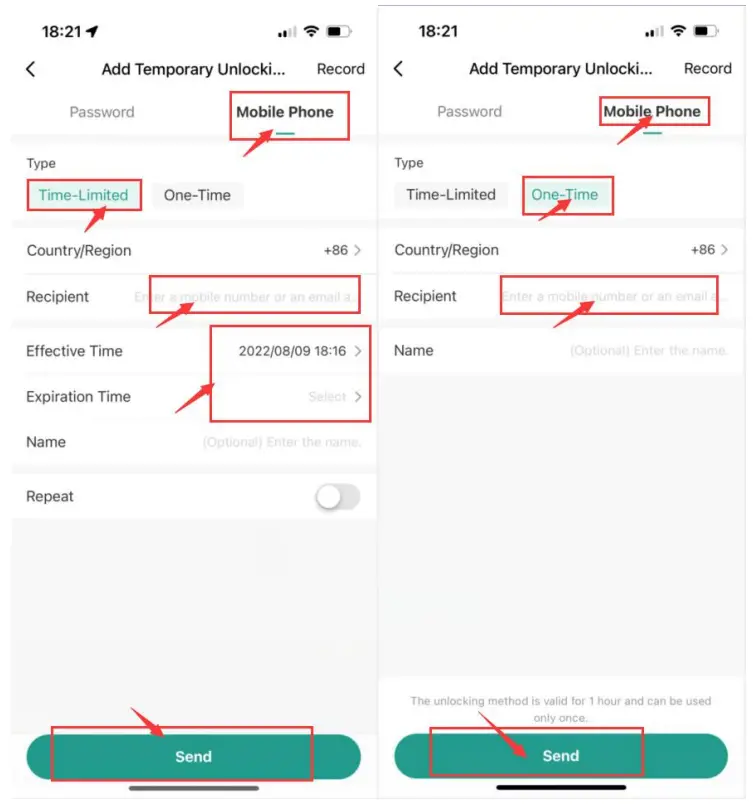 Shenzhen Huafu Intelligent Technology 2A9P7WF Smart Lock app 6
