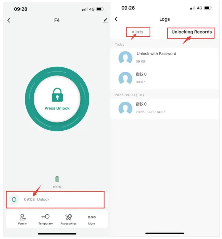 Shenzhen Huafu Intelligent Technology 2A9P7WF Smart Lock app 9