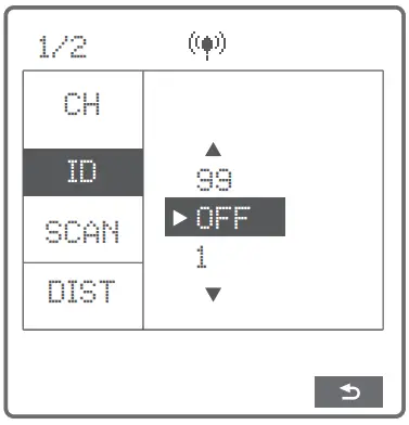 Wireless ID Settings