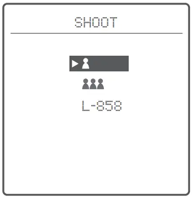 SHOOT Function Settings