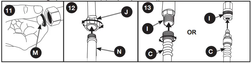 SIMPSON 1350411 Professional Pressure Washer -o pump outlet