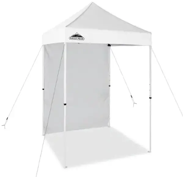 EAGLE PEAK E25SW1-WHT-AZ White Pop Up Canopy Tent