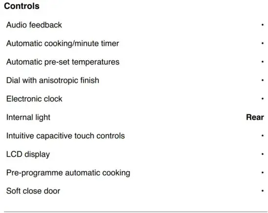 FIG 4 SPECIFICATIONS
