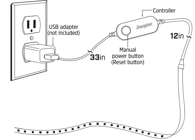Energizer Smart Wi-Fi LED Light Strip EIS2-1001 - Step 3