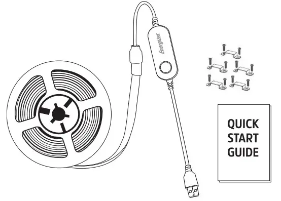 Energizer Smart Wi-Fi LED Light Strip EIS2-1001 - pack