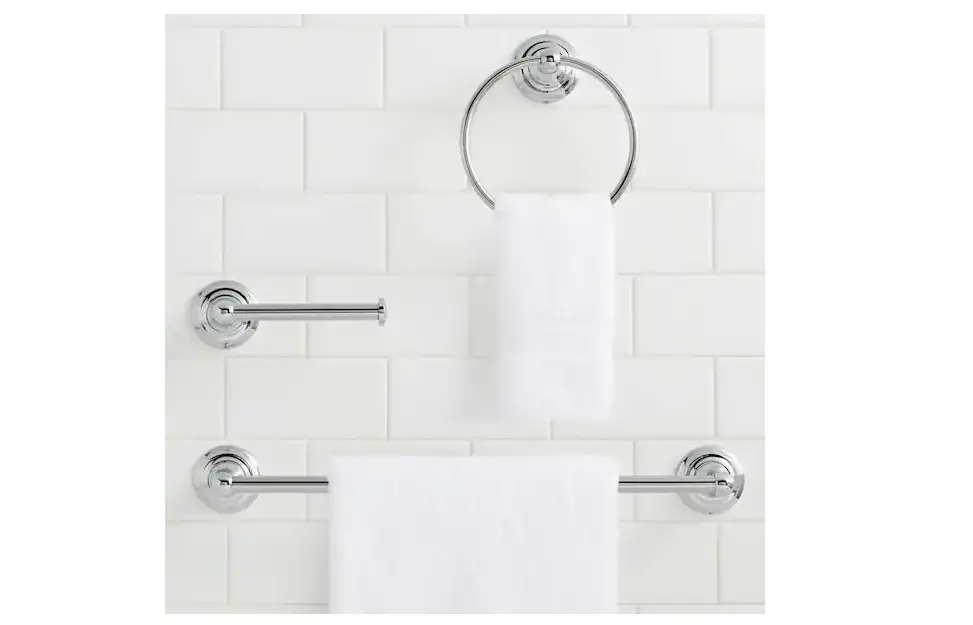 Glacier Bay 20203-9010h 3-piece Bath Hardware Set With Towel Bar User Manual Glacier Bay 20203-9010h 3-piece Bath Hardware Set With Towel Bar User Manual