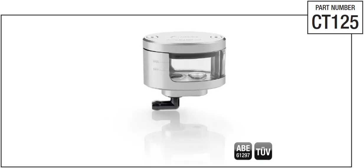 rizoma CT125 Fluid Tank - Figure 1