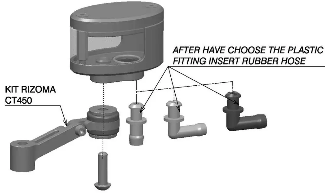 rizoma CT125 Fluid Tank - Figure 4