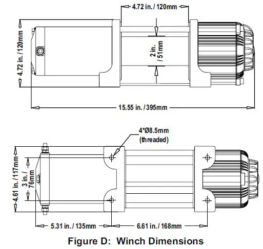 BADLAND ZXR 5000 12V Winch with Wire Rope-26