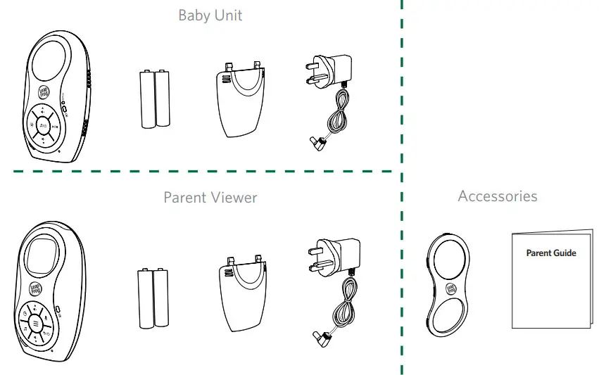 LeapFrog LF80 Audio Baby Monitor - Figure 1