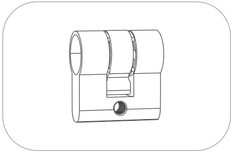 WELOCK PCB10KEY28 Smart Door Lock Cylinder - Figure 1