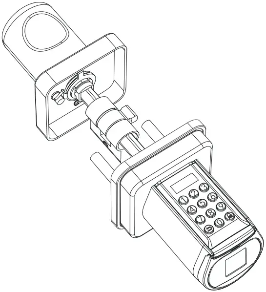 WELOCK PCB10KEY28 Smart Door Lock Cylinder