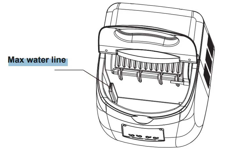 Danby Ice Maker DIM2500WDB -Max Water L