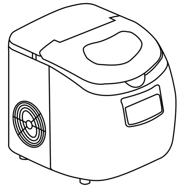 Danby Ice Maker DIM2500WDB -ice