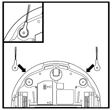 INSTALLING THE SIDE BRUSHES
