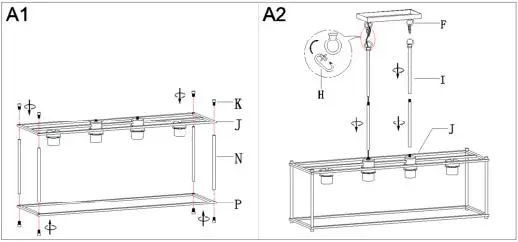 ZEVNI-A04757-Tobey-33-Inch-Wide-Black-Kitchen-Island-Light-04