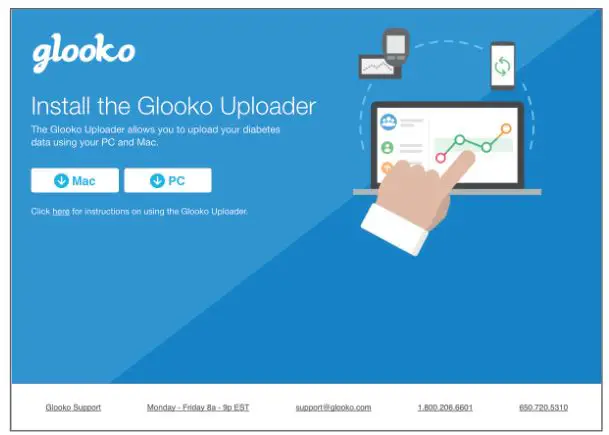 glooko Uploader Web-based Diabetes Management Software - Download the software installation file 2