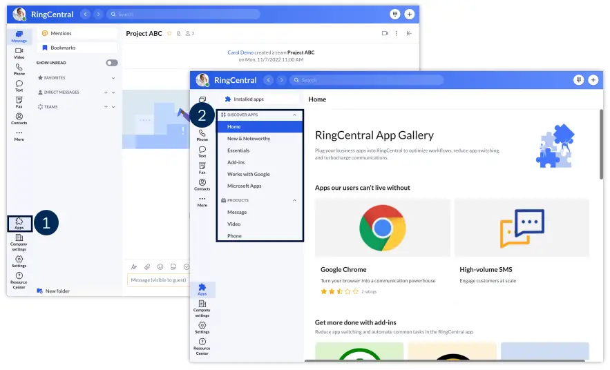 Getting The Most Out of The Ringcentral App - Fig 2