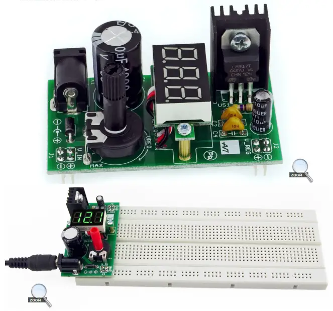 AVT kits AVT1990 Adjustable Power Supply for Contact Boards - 3
