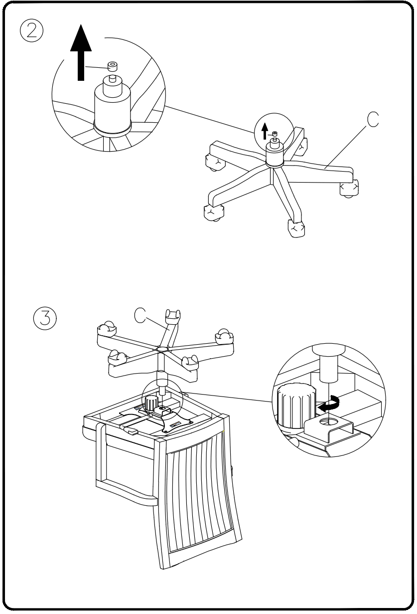 ASHLEY H814-01A Havalance Swivel Desk Chair - fig 2