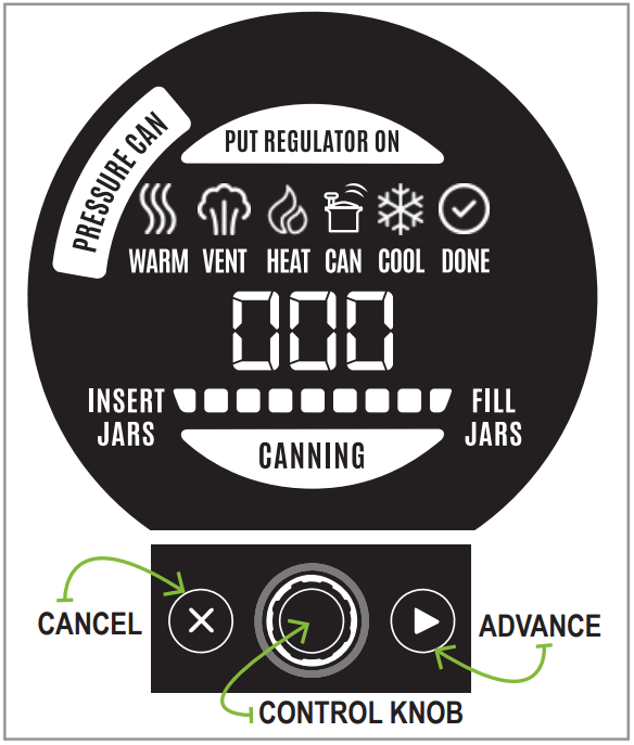 PRESTO Precise 02144 12Qt Digital Pressure Canner - fig