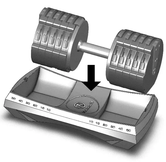 MARCY ADDB 6198 MetaWeight Adjustable 50 lb Dumbbell Set - BEFORE YOU BEGIN 1