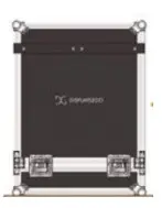 DISPLAYS2GO DP031NVB LED Digital Counter - Flight Case