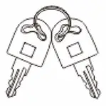 DISPLAYS2GO DP031NVB LED Digital Counter - Keys