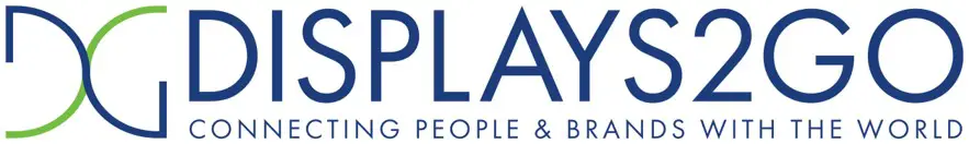 DISPLAYS2GO logo