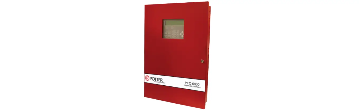 Potter Pfc-6800 Fire Alarm Control Panel Owner's Manual