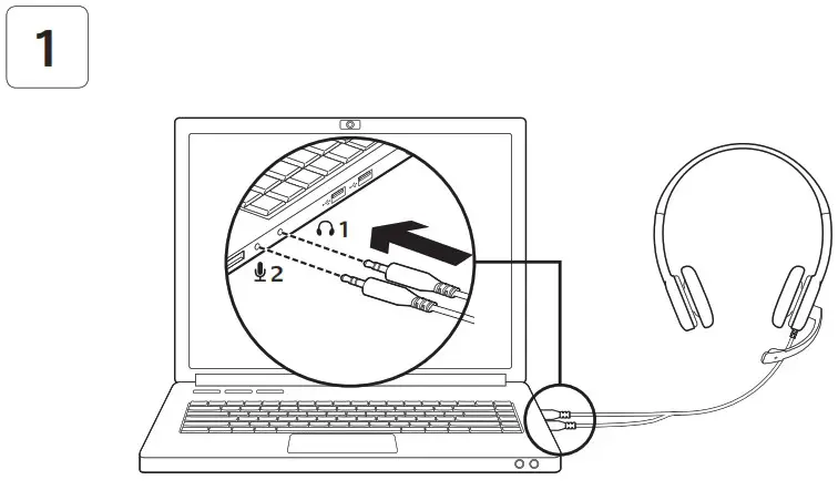 logitech H150 Stereo Headset - Headset features 2