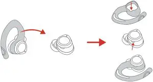 How to replace the earhook?