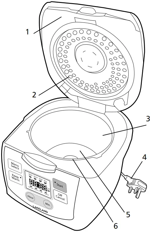 LAKELAND 31822 Mini Multi Cooker - Fig 1