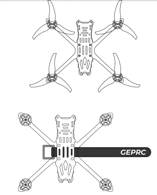 GEPRC 1850040 Smart 35 Analog 3.5 Inch 4S Micro Freestyle FPV Racing Drone - figure 16
