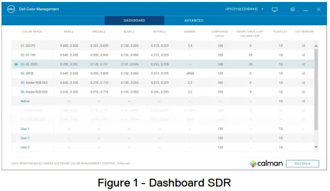 DELL Color Management Software -FIG 10