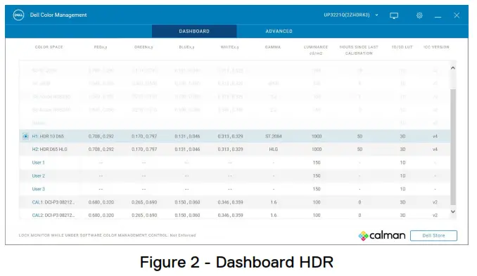 DELL Color Management Software -FIG 11