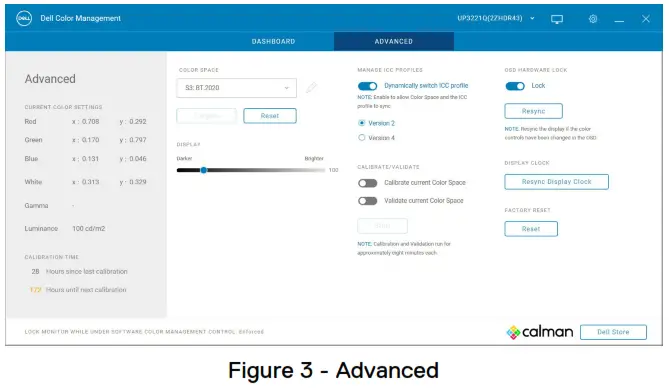 DELL Color Management Software -FIG 12