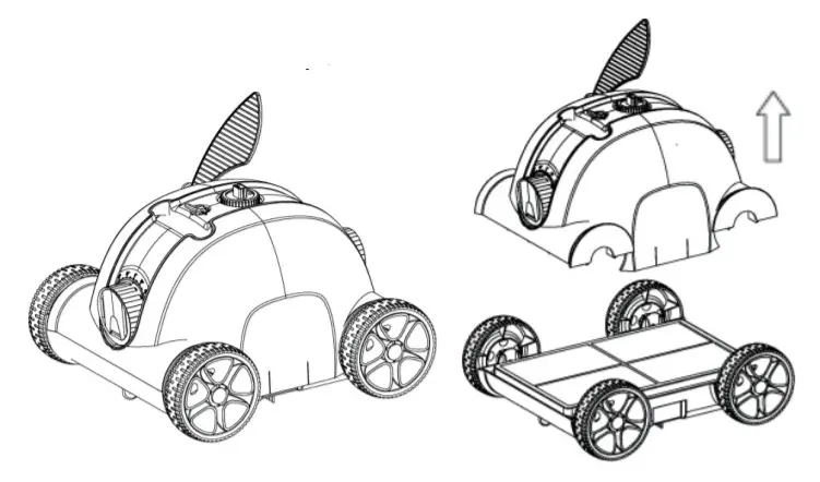 ausono HJ1103J Cordless Automatic Robotic Pool-clean