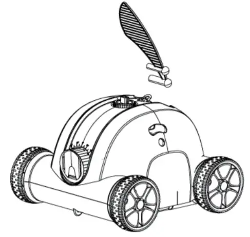 ausono HJ1103J Cordless Automatic Robotic Pool-operation 2