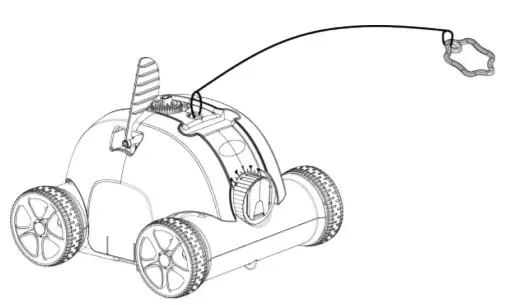 ausono HJ1103J Cordless Automatic Robotic Pool-operation