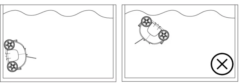 ausono HJ1103J Cordless Automatic Robotic Pool-right