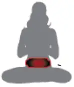 insportline 16340 Waist Belt with Electric Heating SE-Abdomen