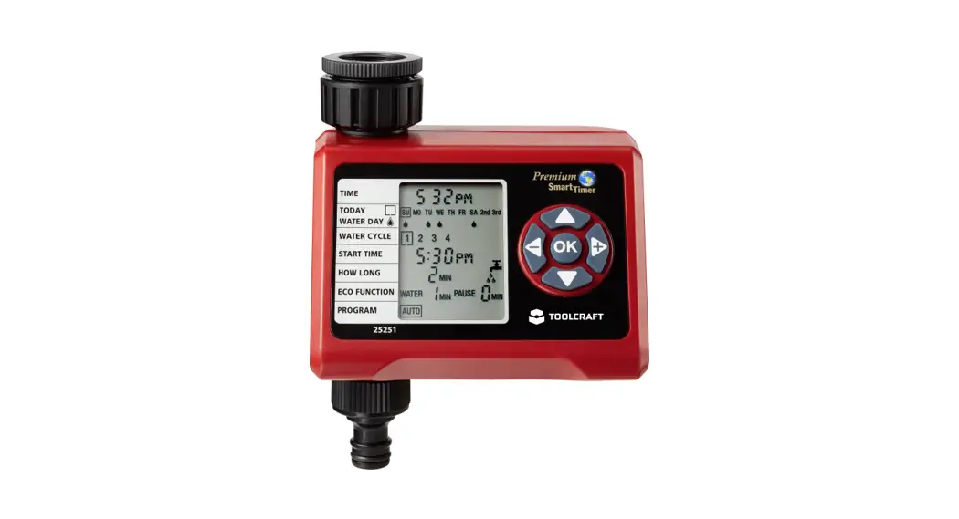 Toolcraft 1530891 Computerised Irrigation Water Timer Instruction Manual