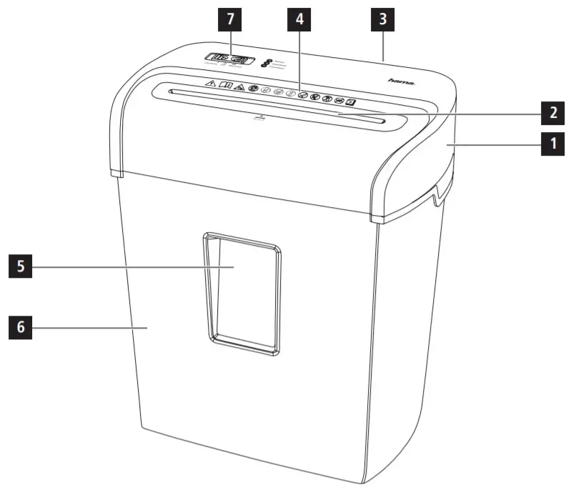 hama 00050545 PREMIUM M8 Shredder -figure 2