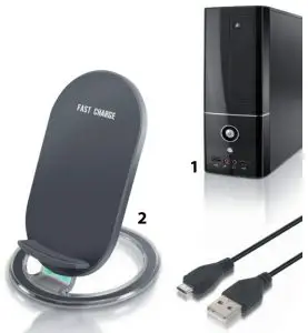 Connect Desktop to Charging Induction