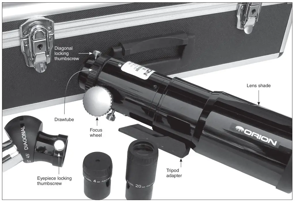 ORION StarBlast 62mm Compact Travel Refractor 10149 - Figure 1