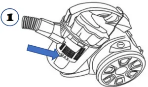 DAEWOO Tornado Cylinder 700W Cyclonic Vacuum - cleaning