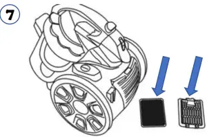 DAEWOO Tornado Cylinder 700W Cyclonic Vacuum - fig4