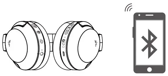 Avantree Wireless ANC Headphones BTHS-AS90 - Connect to a Bluetooth device